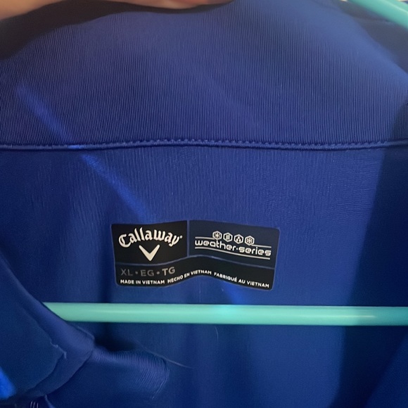 Callaway Men’s Pullover 1/4 Zip Sweater Jacket Size XL - Picture 4 of 5